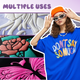 10 * 6Ft Black 3D Puff Vinyl Heat Transfer Vinyl Roll