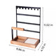 Black 5-Tier Jewelry Display with Ring Tray