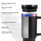 Pink to Gold 40oz Glow in the Dark Stainless Steel Tumbler with Handle