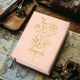 Pale Pink to Gold Laserable PU Notebook