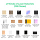 Ultimate Laser Material Kit (155pcs)