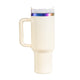 Pink to Gold 40oz Glow in the Dark Stainless Steel Tumbler with Handle