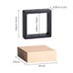 Black Floating Frame with Kraft Box (10pcs) 2.75