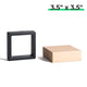 Black Floating Frame with Kraft Box (10pcs) 2.75