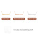Stainless Steel Paperclip Bracelet Set (6pcs)