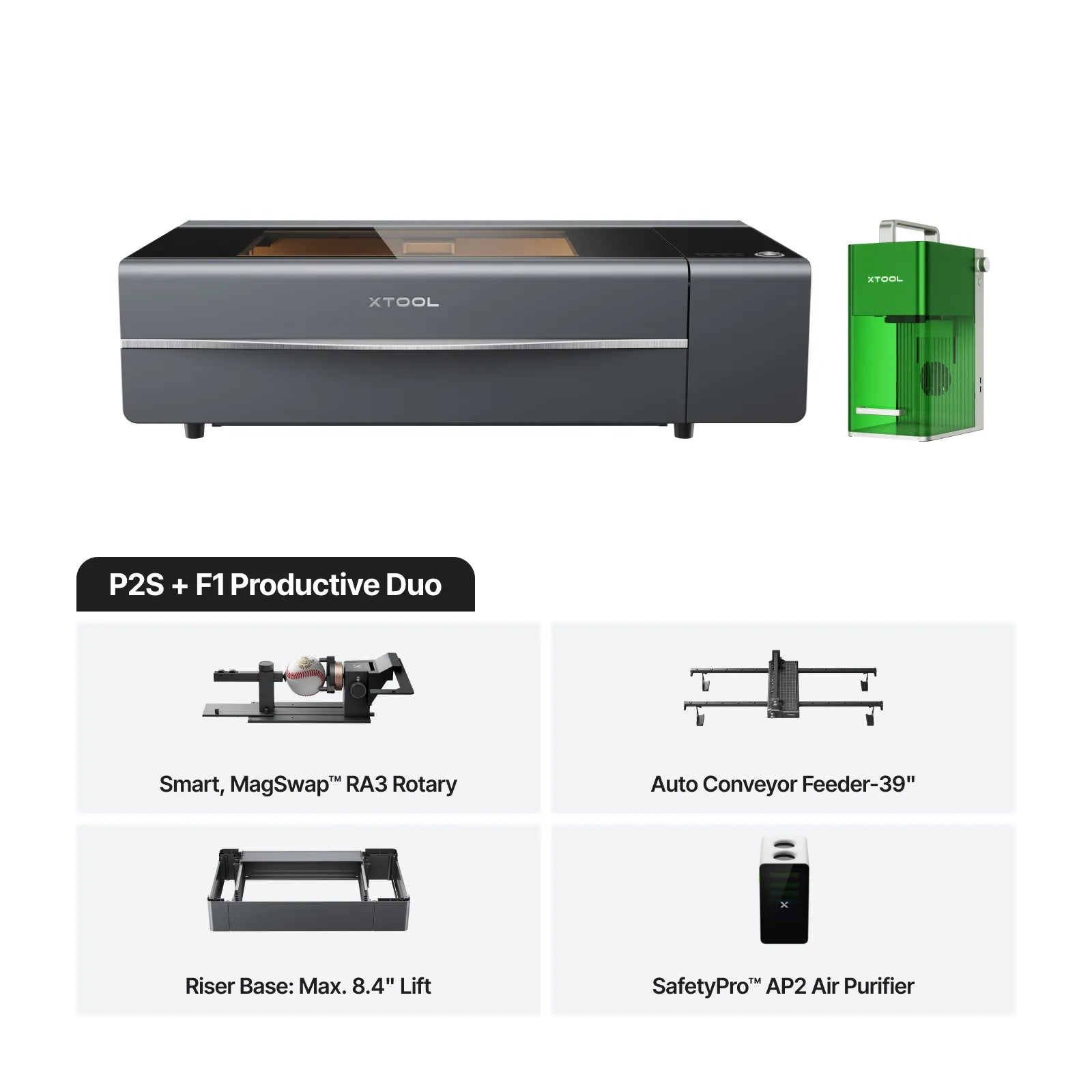 xTool P2S 55W Desktop CO2 Laser Cutter