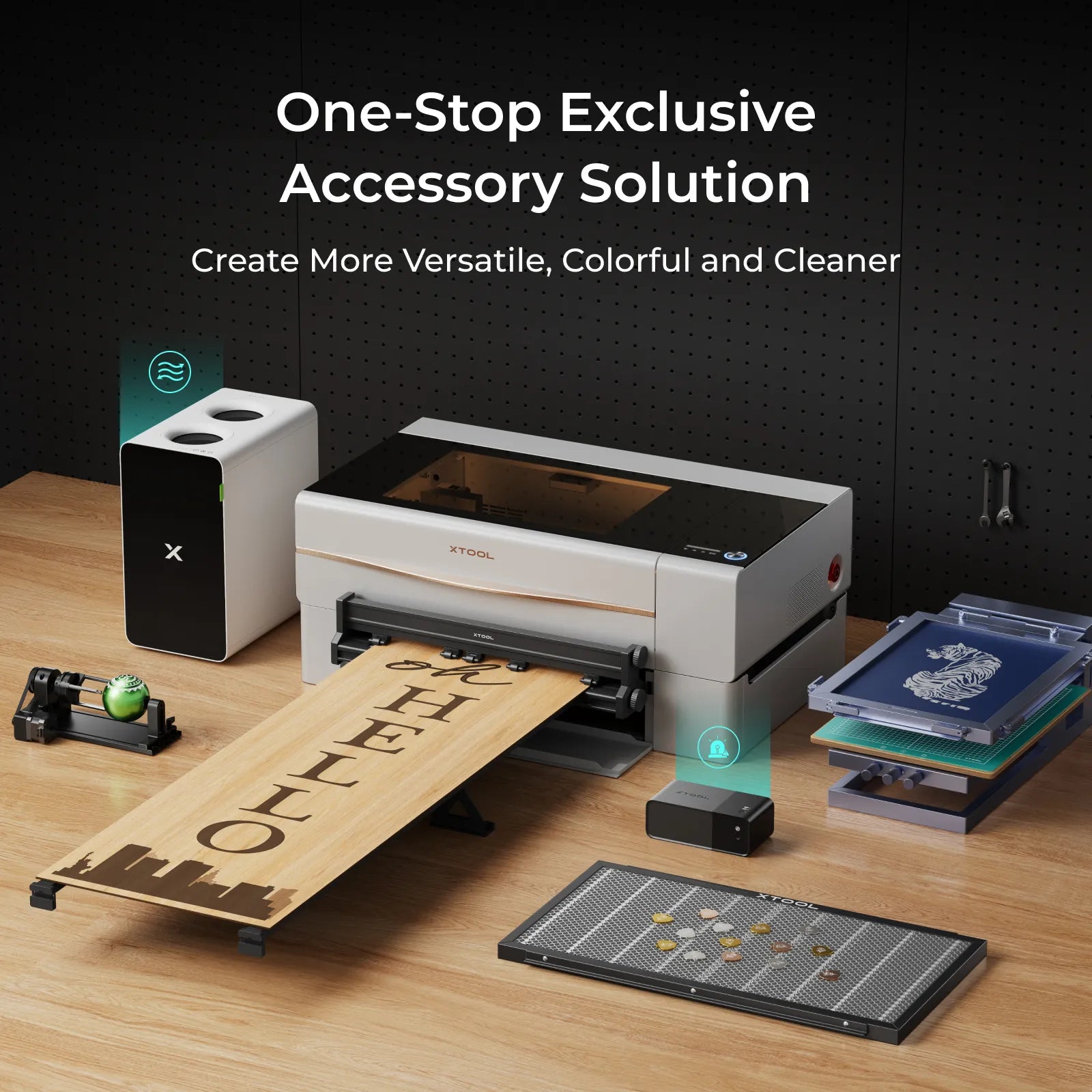 xTool P2S 55W Desktop CO2 Laser Cutter