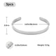 Rose Gold Cuff Bracelet (3pcs)