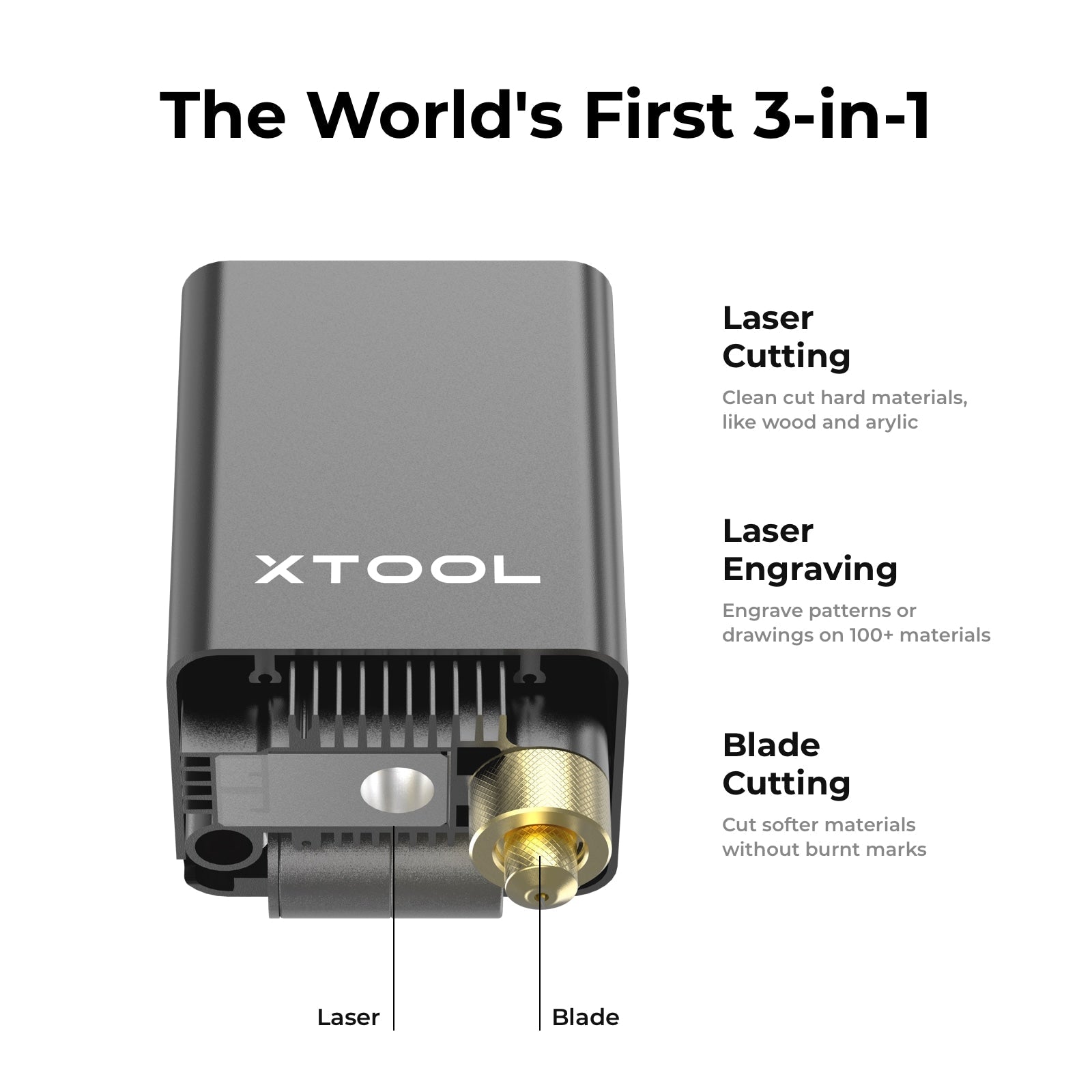 [Refurbished] xTool M1 Smart Laser Engraver and Vinyl Cutter