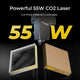 xTool P2S 55W Desktop CO2 Laser Cutter