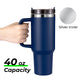 Stainless Steel Tumbler with Handle (40oz)