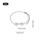 Silver Stainless Steel Dog Paw Bracelet (3pcs)