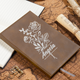 Brown to Silver Laserable PU Notebook