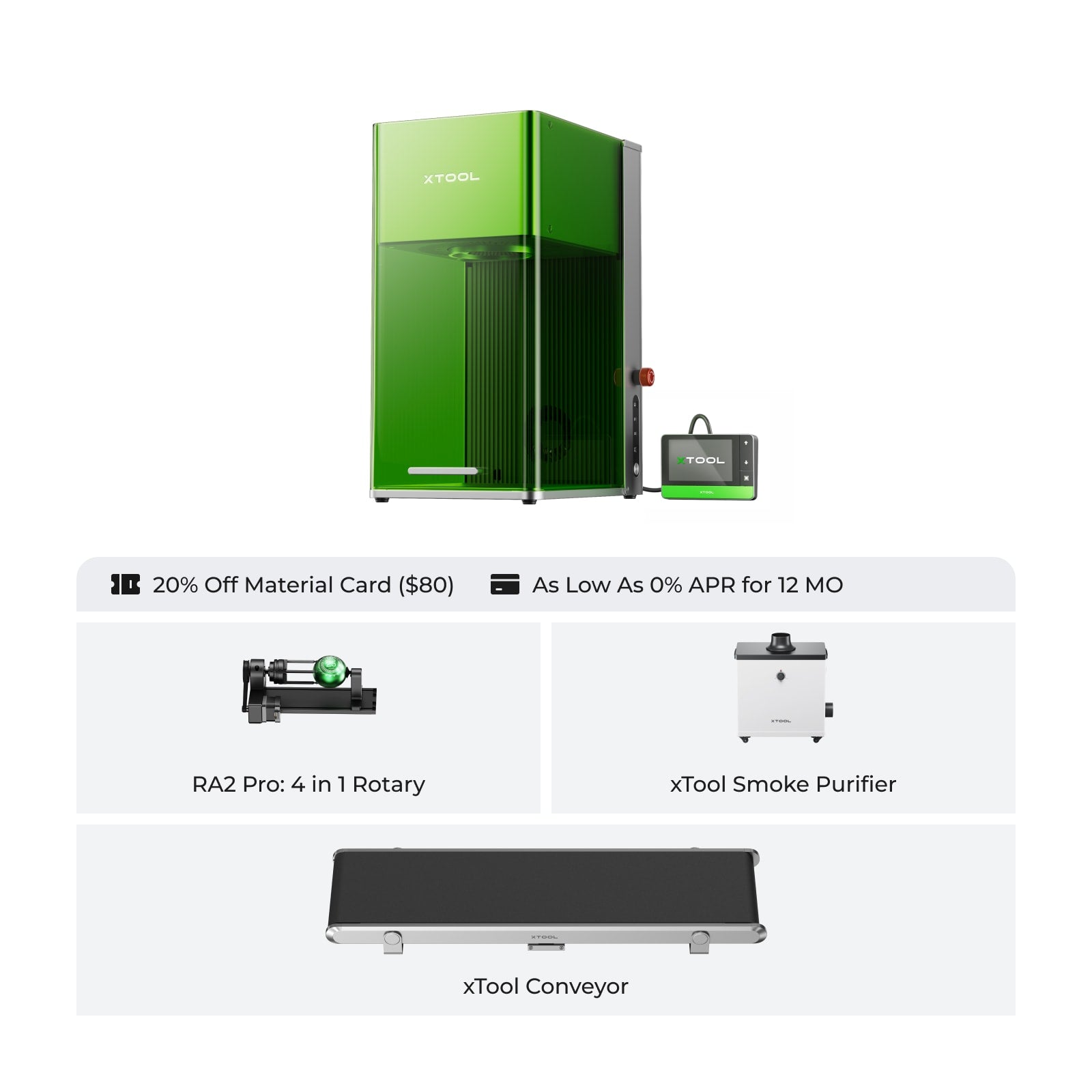 xTool F1 Ultra 20W Fiber & Diode Dual Laser Engraver