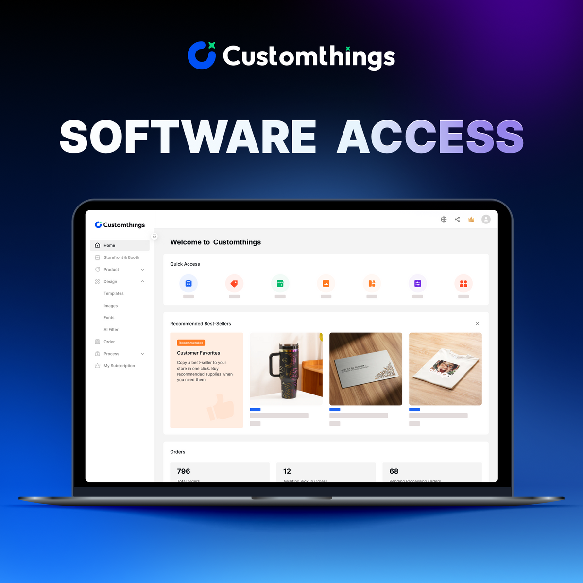 Customthings Subscription and Access Pass