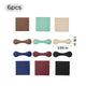 Laserable PU Mixed Color Magnetic Bookmark (6pcs)