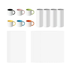 Baking sublimation material starter kit for wonderpress 110pcs 0 medium