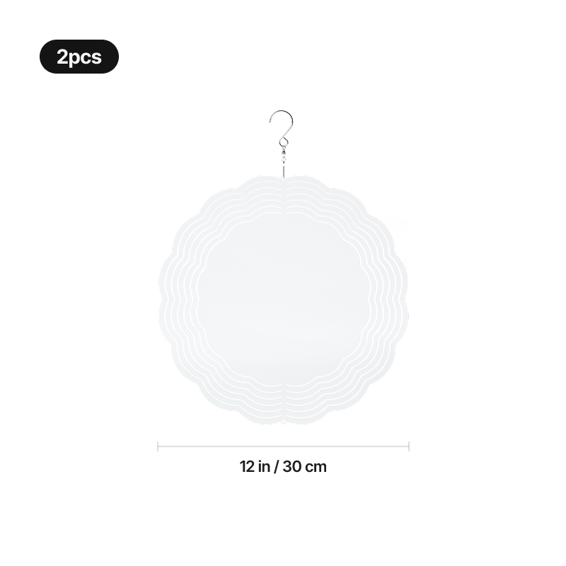 Blank sublimation wind spinner 04
