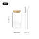 Can-Shaped Glass Cup (5pcs)