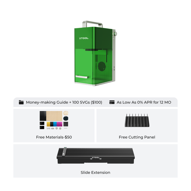 xTool F1: Fastest Portable Laser Engraver with  IR + Diode Laser