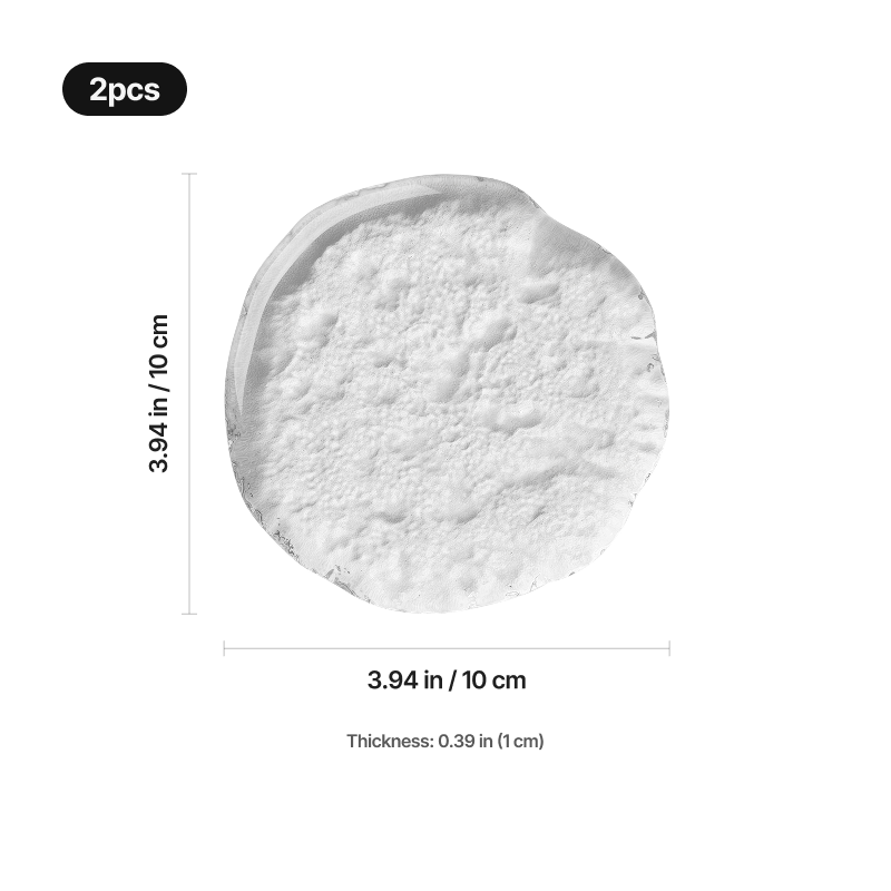Irregular round glass coaster 04