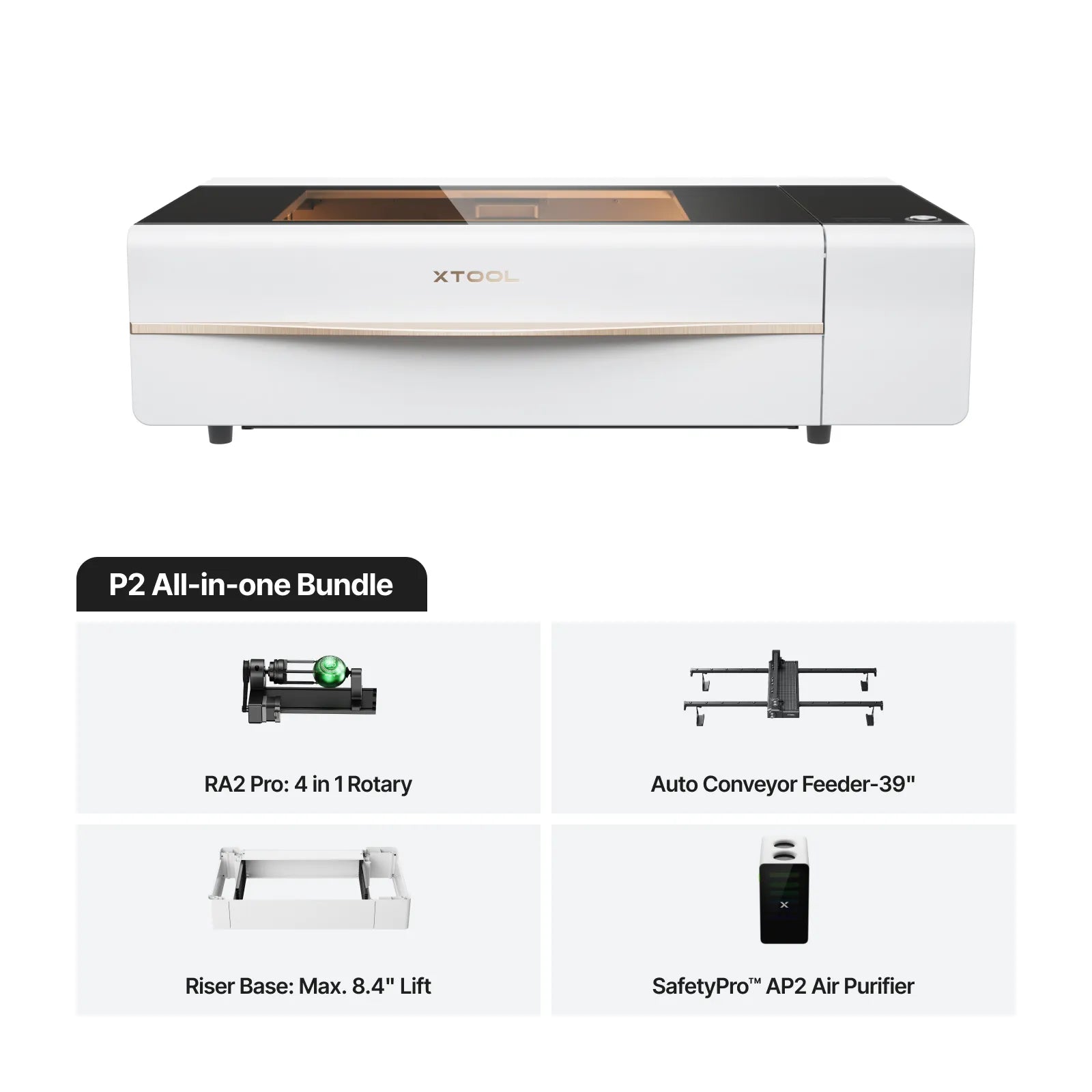 xTool P2S/P2 55W Desktop CO2 Laser Cutter