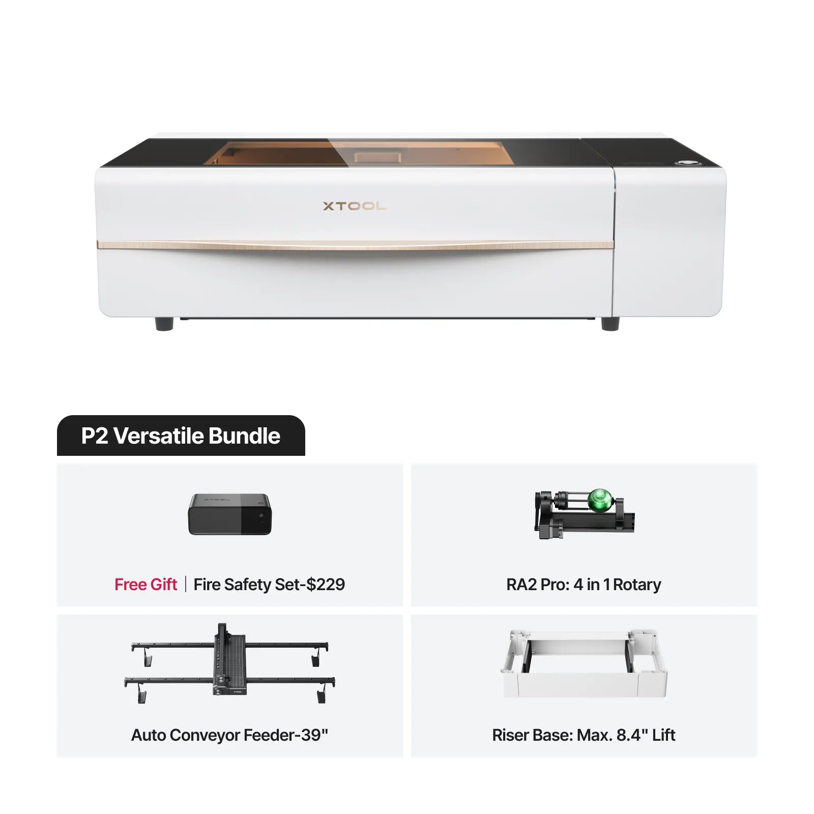 xTool P2S/P2 55W Desktop CO2 Laser Cutter