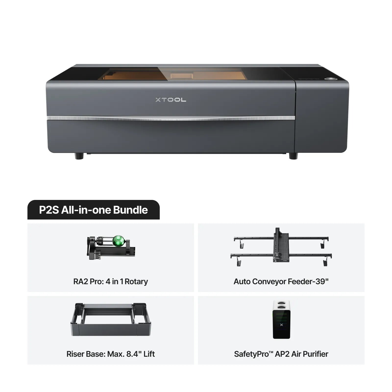 xTool P2S/P2 55W Desktop CO2 Laser Cutter