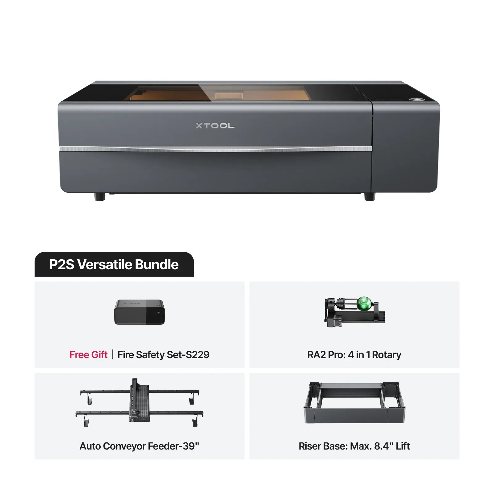 xTool P2S/P2 55W Desktop CO2 Laser Cutter