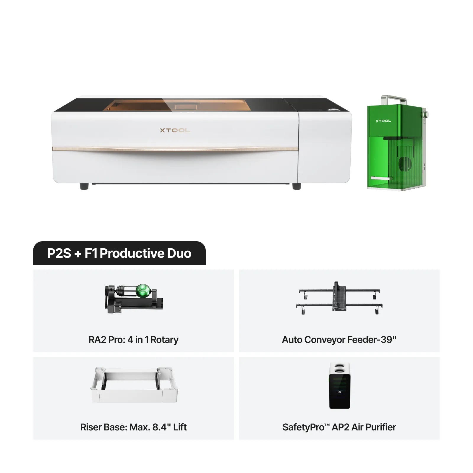 xTool P2S/P2 55W Desktop CO2 Laser Cutter