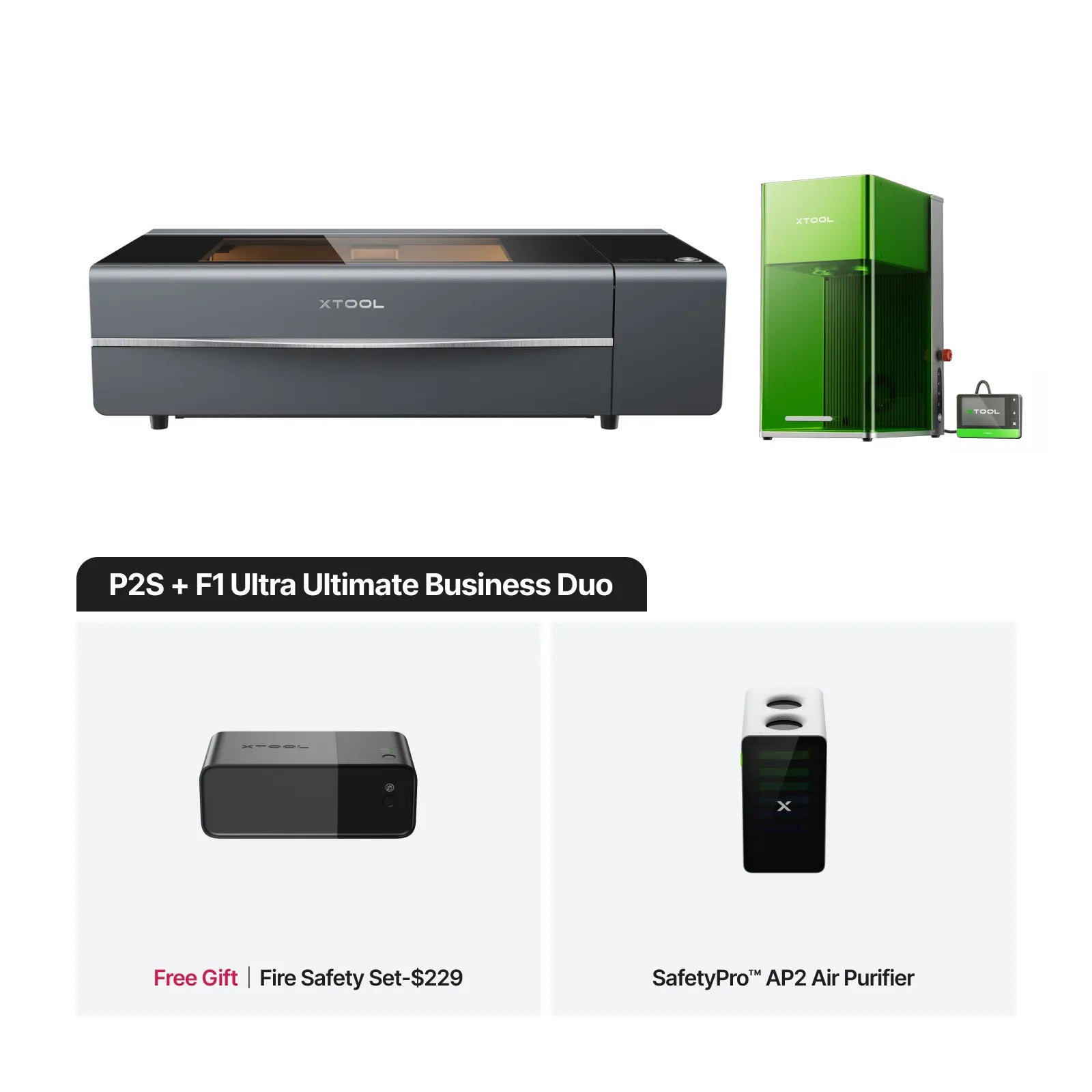 xTool P2S + F1/ F1 Ultra Ultimate Productive Business Duo