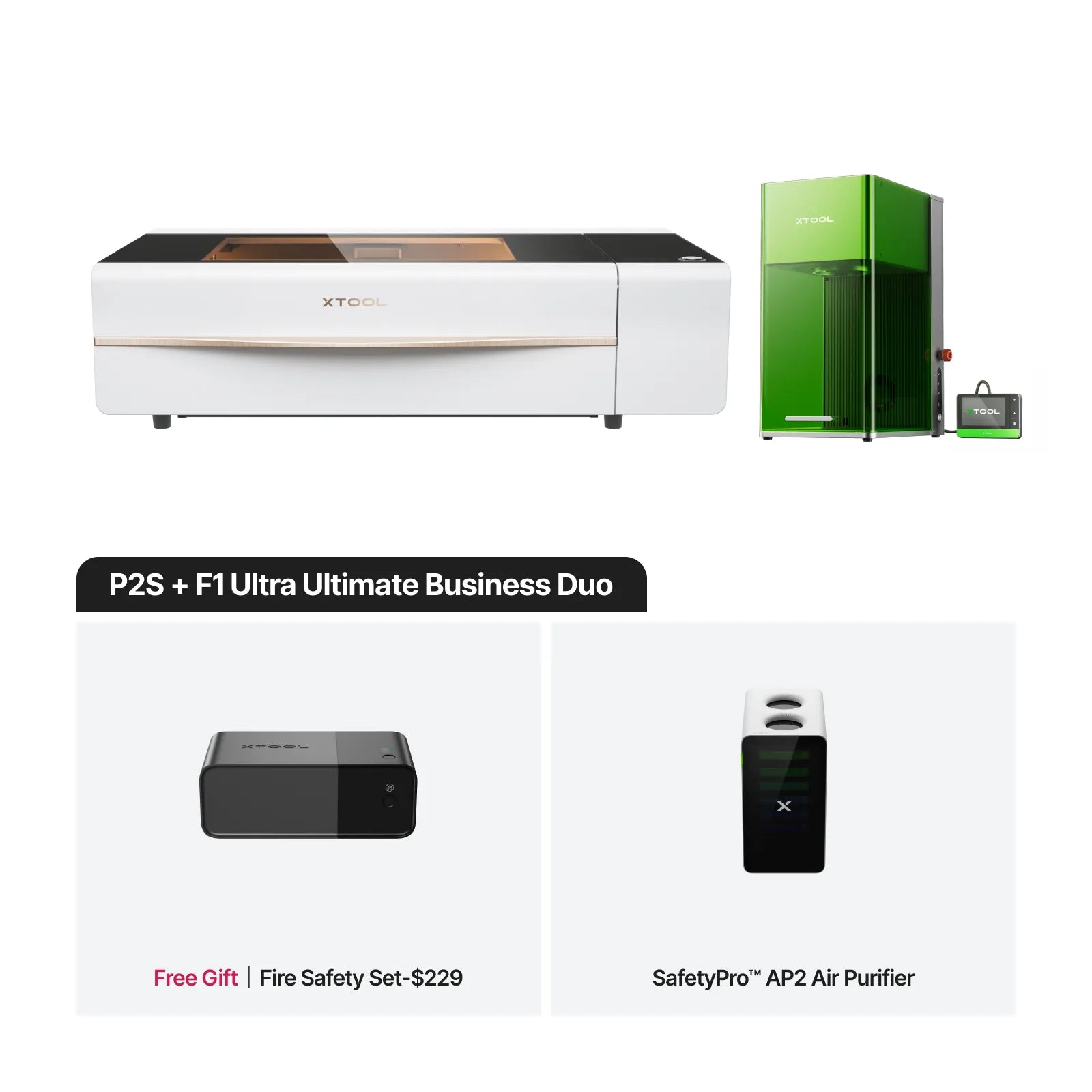 xTool P2S + F1/ F1 Ultra Ultimate Productive Business Duo