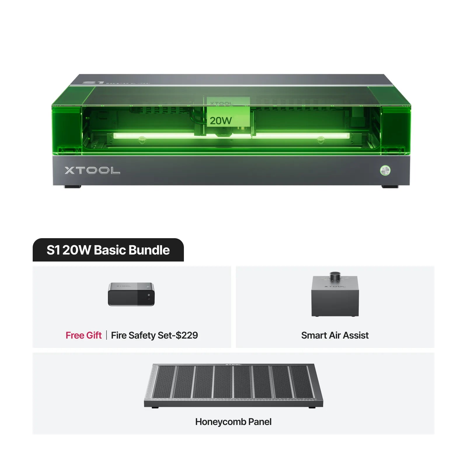 xTool S1 Enclosed Diode Laser Cutter