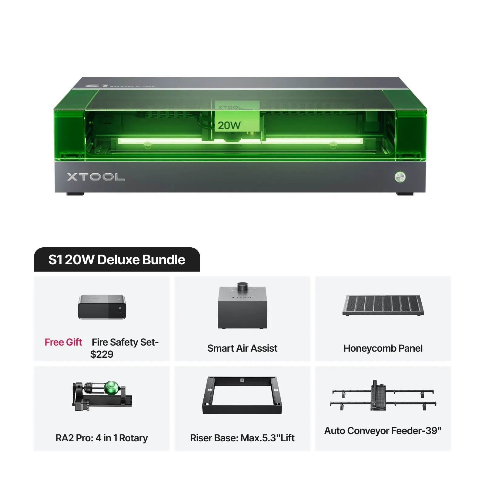 xTool S1 Enclosed Diode Laser Cutter