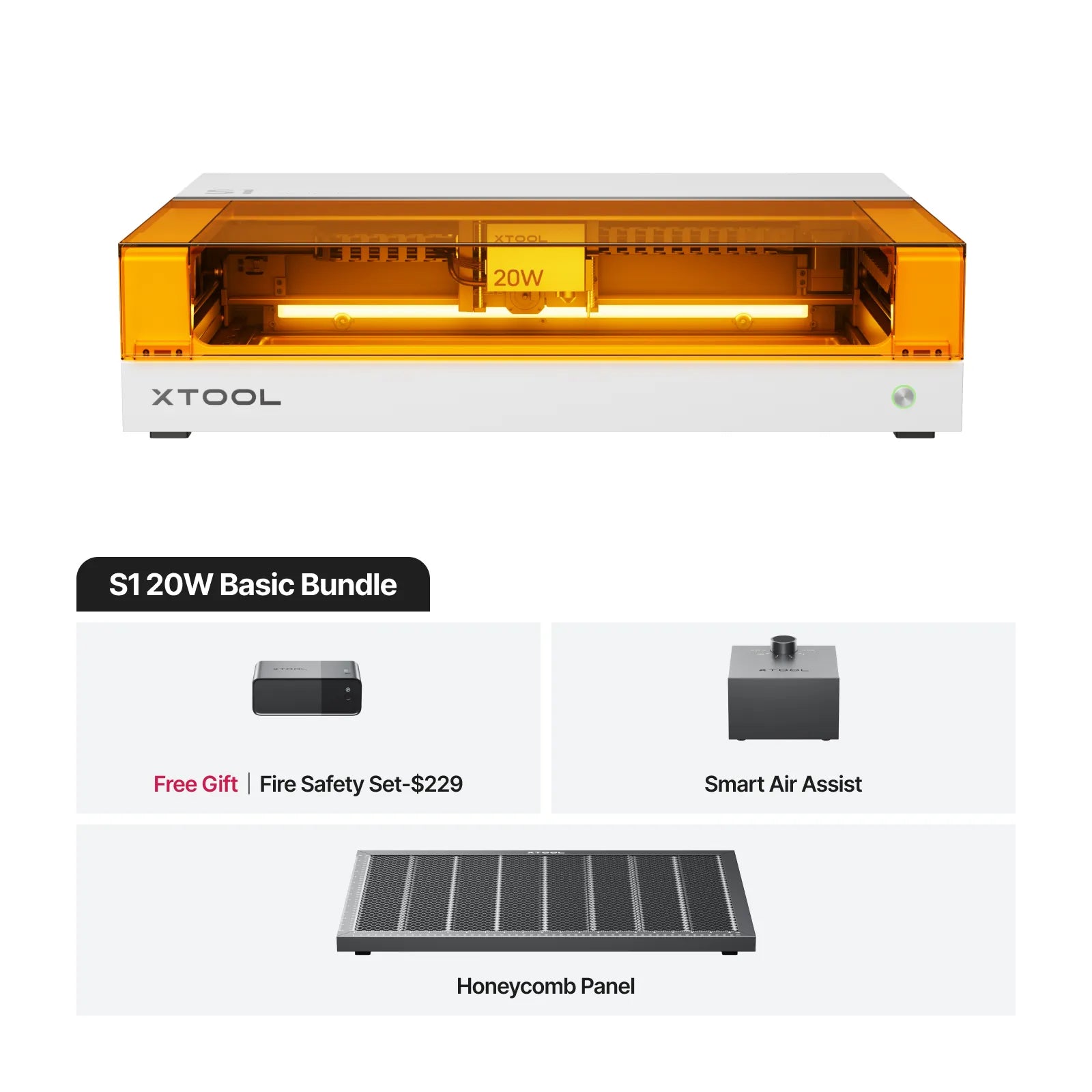 xTool S1 Enclosed Diode Laser Cutter