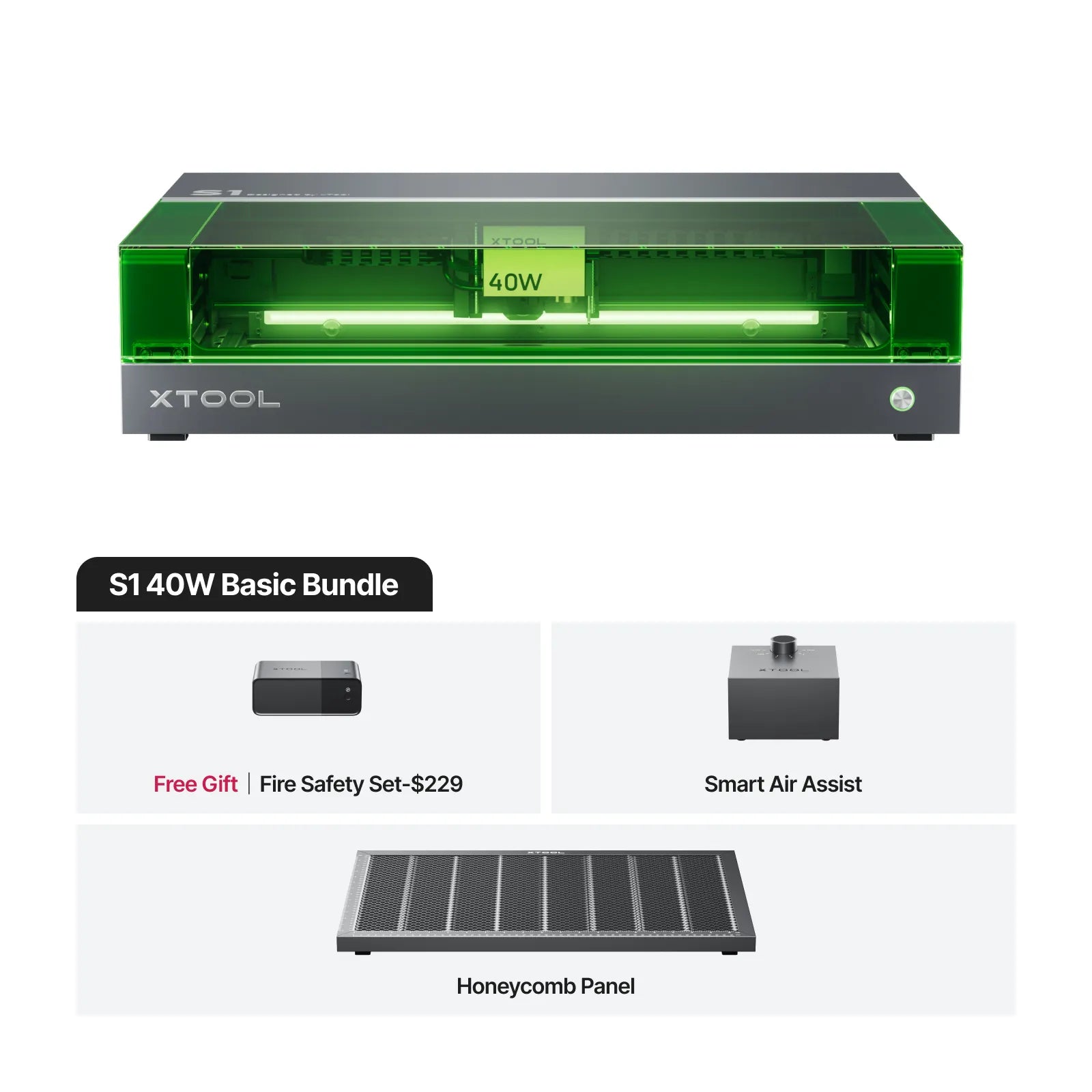 xTool S1 Enclosed Diode Laser Cutter
