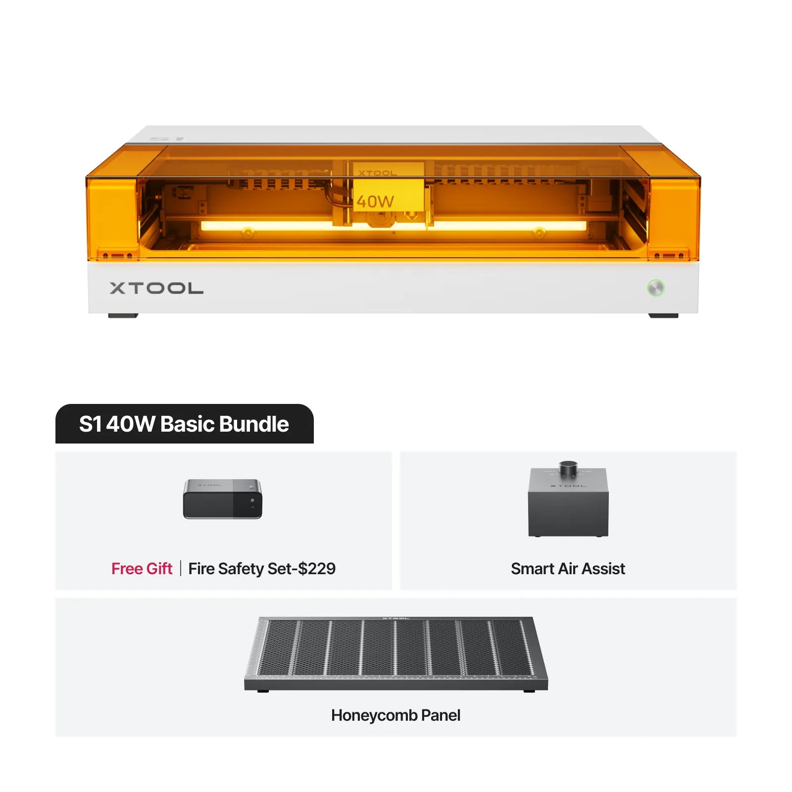 xTool S1 Enclosed Diode Laser Cutter