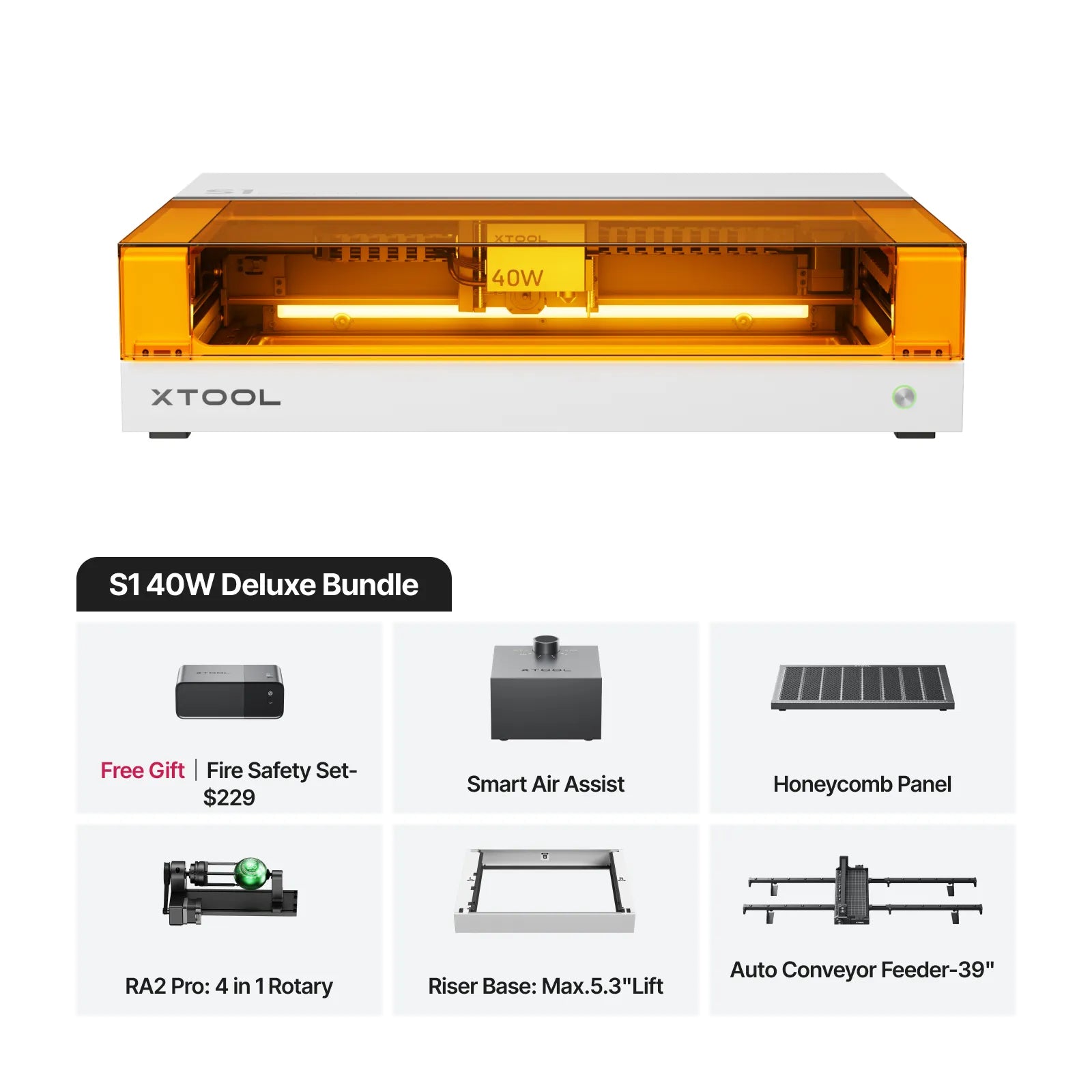 xTool S1 Enclosed Diode Laser Cutter