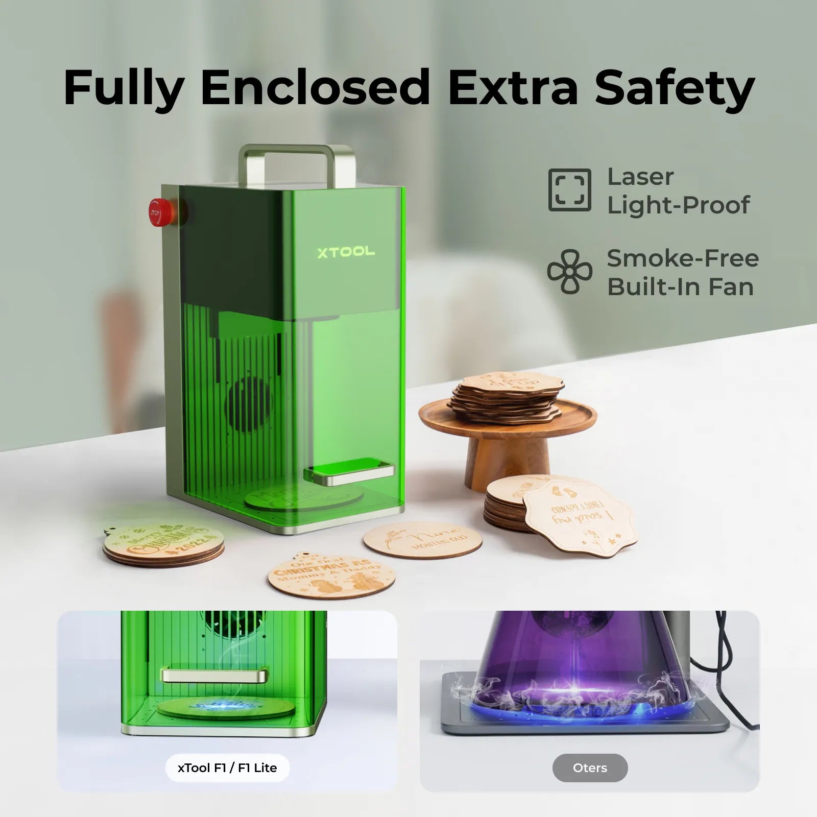 xTool F1: Fastest Portable Laser Engraver with  IR + Diode Laser