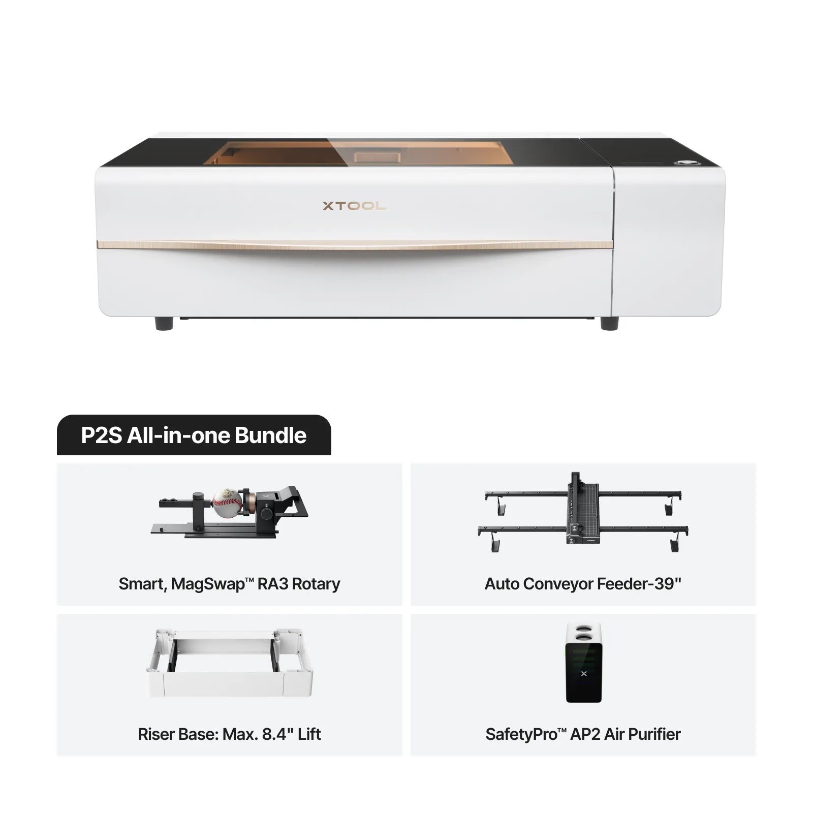 xTool P2S 55W Desktop CO2 Laser Cutter