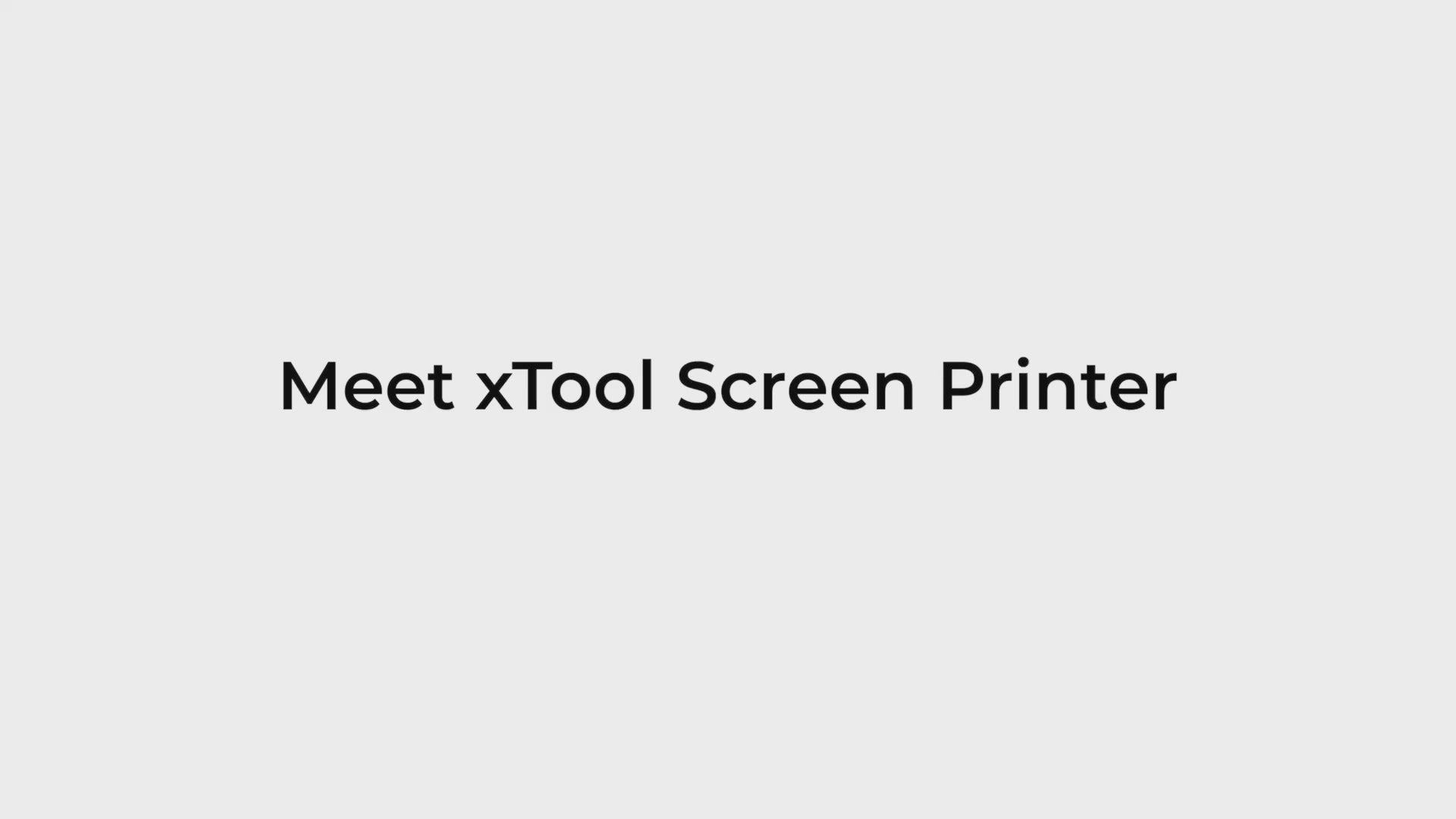 xTool Screen Printer : 1ère solution de sérigraphie avec laser