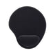 Black to Silver Laserable PU Mouse Pad with Wrist Support