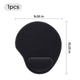 Black to Silver Laserable PU Mouse Pad with Wrist Support