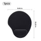 Dark Brown to Gold Laserable PU Mouse Pad with Wrist Support