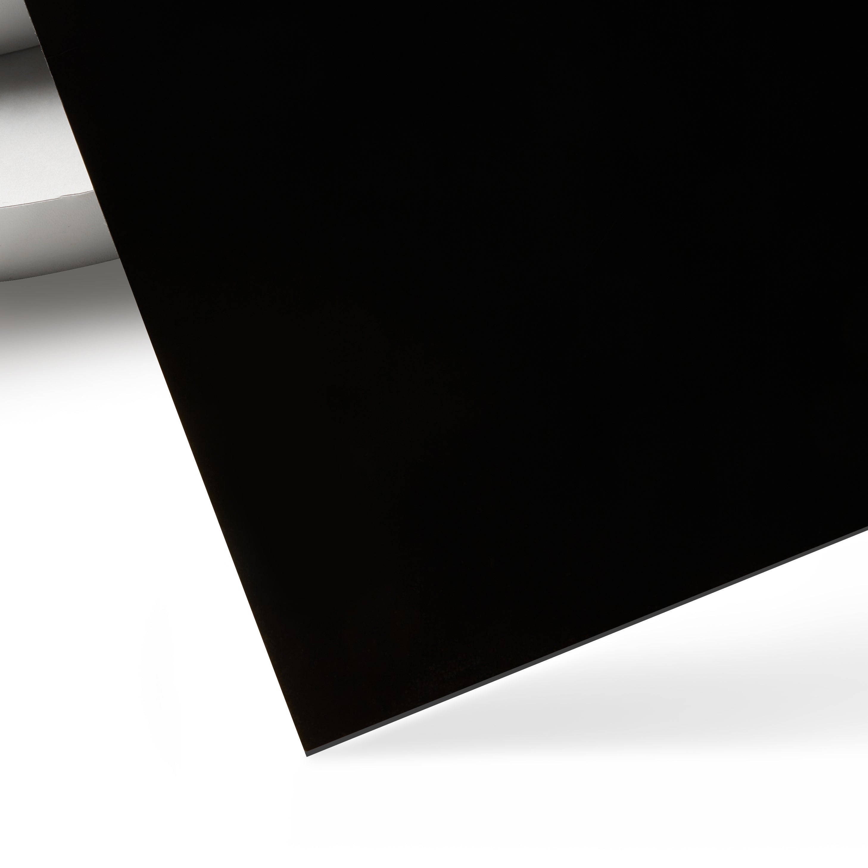 Feuille d'acrylique brillant Opaque noir 1/25'' en plexiglas (10 pièces)