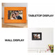 Wooden-colored Wooden Photo Fram (3pcs)