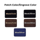 Laserable Leatherette Rectangular Patch (10pcs)