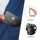 Glossy Black Metal Business Card (300Pcs)