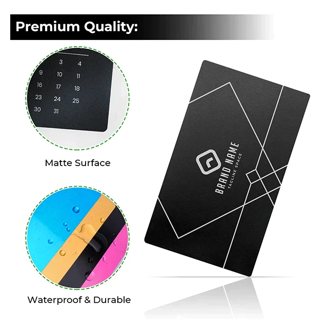 Matte Black Metal Business Card (300Pcs)