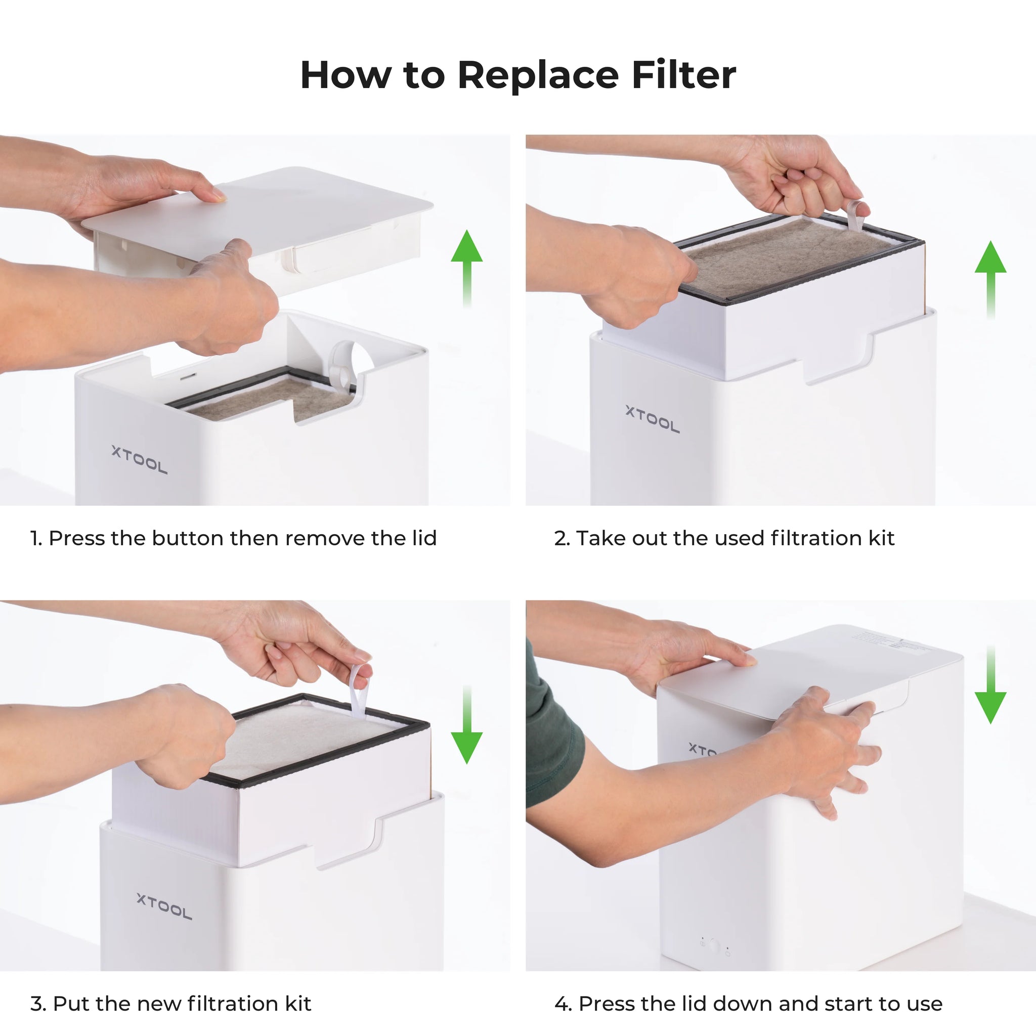 Desktop Air Purifier for xTool F1 & M1 Ultra